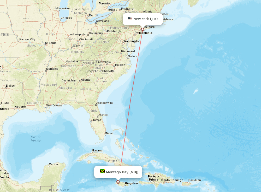 direct flights from new york to montego bay