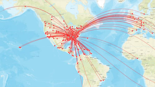 March 2024: All flight routes updated